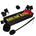 Black Silicone Body & Back Scrubber Set with Face Brush & Scalp Massager – Shower Hygiene Accessories
