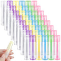 300 Pcs Lip Balm Containers 5ml Plastic Lip Gloss Tubes with Push Wheel - Assorted Colors