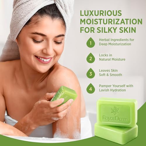 Roycederm Antifungal Bar Soap - Tea tree Oil Soap - Athlete¡¯s Foot Treatment for Jock Itch & Ringworm - Medicated Antifungal Soap with Clotrimazole 1% - Tea Tree Oil Scent, 1 Pack