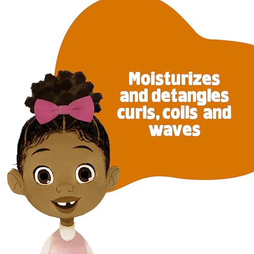 Dove Kids Shampoo & Conditioner Set with Shea Butter & Coconut Oil + 2-in-1 Detangler Spray, ¡°Hair Love¡± Wavy, Coily, Curly Hair Products for Kids