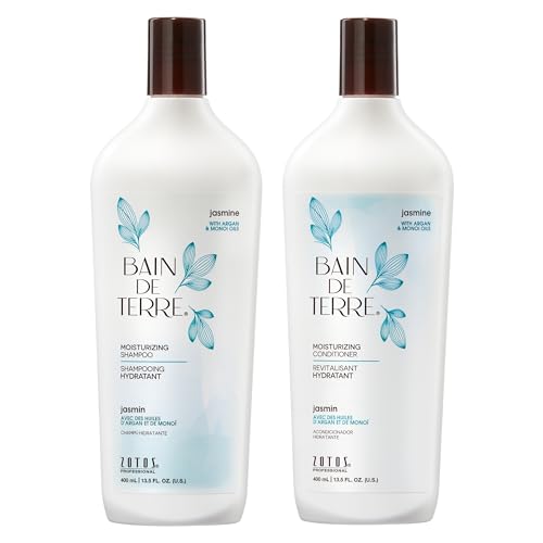 Bain de Terre Jasmine Moisturizing Shampoo & Conditioner Set 13.5 Fl Oz