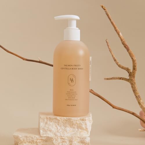 HEVEBLUE Salmon PDRN Body Wash for Sensitive Skin - Hydrating & Hypoallergenic
