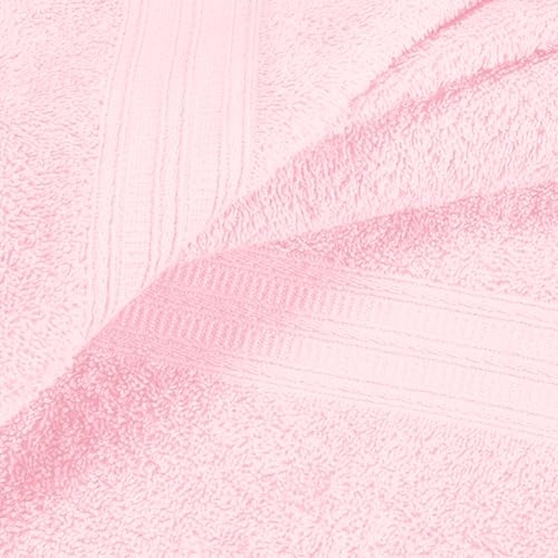 BOUTIQUO Ultra Soft Cotton Washcloths, Contains 12 Piece Face Cloths 12x12 inch, Ideal for Everyday use Face Towels, Compact & Lightweight Multi Purpose Washcloths - Pink