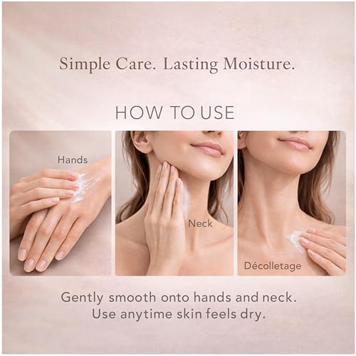 Japanese Anti-Wrinkle Hand & Neck Cream with Hyaluronic Acid - Hydrating Serum for Dry Skin