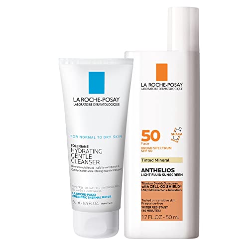 La Roche-Posay Anthelios Sunscreen SPF 40, Ultra-Light Fluid Broad Spectrum SPF 40, Face Sunscreen with Titanium Dioxide Mineral, Lightweight & Fast-Absorbing, Oil-Free, Matte Finish