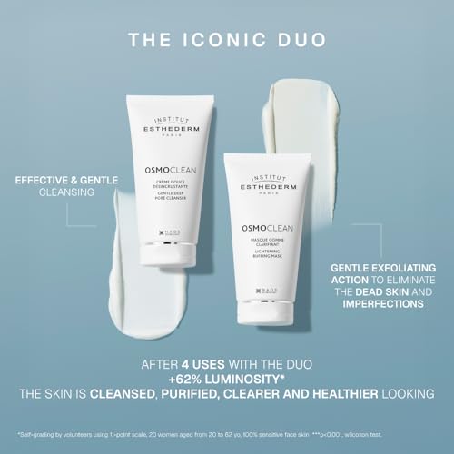 Esthederm Osmoclean Lightening Buffing Mask for Face, Neck & Décolleté