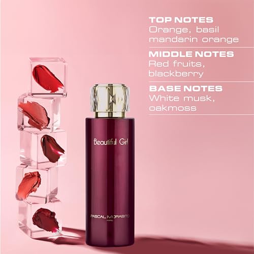 Beautiful Girl by Pascal Morabito EDP Spray for Women – Fruity Berry Citrus 3.3 oz