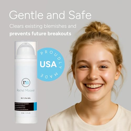 Benzoyl Peroxide Face & Body Gel 5% Acne Treatment - Micronized, Non-Irritating, Medical Grade