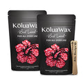 KoluaWax Wax Beads for Hair Removal - Dragon Fruit & Hibiscus, 16oz Pack of 2