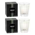 Scented Candle Duo - Bamboo & White Florals, Luxury Home Fragrance