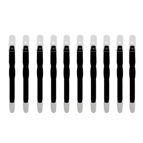 Disposable Microblading Pens 18U with Sharp Needles & Pigment Brush - Sterilized, Comfortable Grip
