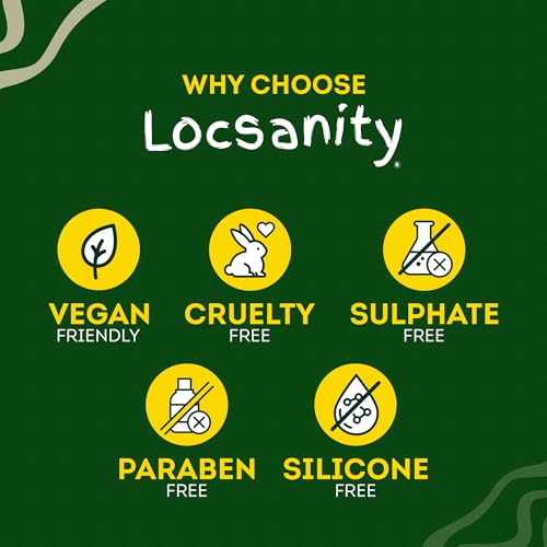 Locsanity 12 fl oz Moisturizing Rosewater & Peppermint Spray for Locs - Lightweight Frizz Control & Scalp Hydration