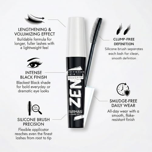 Farmasi Medium Shade CC Cream & Lash Mascara Set SPF 25 Skin Tint Duo