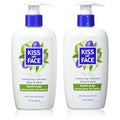 Kiss My Face Moisture Liquid Hand Soap, Green, Olive Oil & Aloe Vera, 54 Fl Oz, Pack of 6
