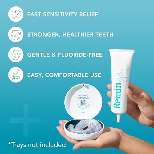 Hydroxyapatite Tooth Remineralization Gel - Strengthen Enamel & Reduce Sensitivity, Fluoride-Free