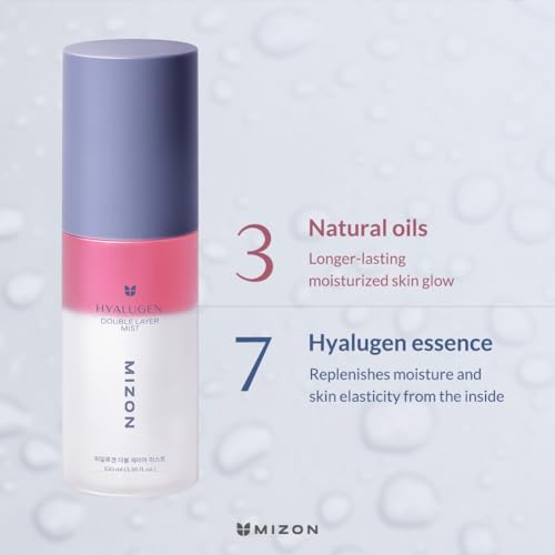 MIZON Hyalugen Moisturizing Facial Mist with Hyaluronic Acid & Collagen 3.38oz