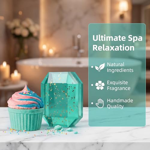 ITABLETAS Green Birthday Gift Basket for Women - Spa & Relaxation Set, Last-Minute Gift Idea