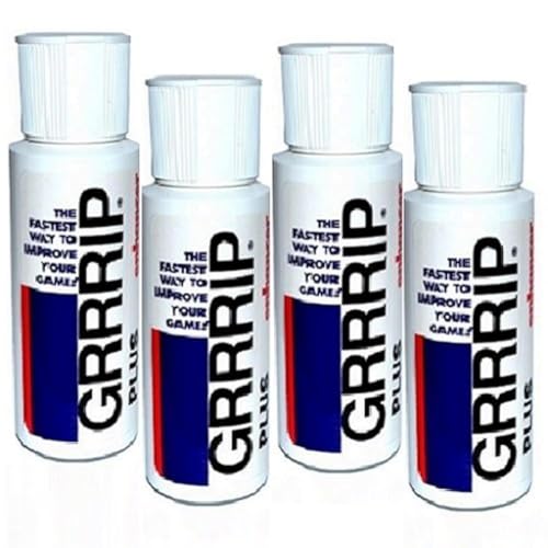 Plus Enhancer, Improve Grip, Dry Hands Grip Lotion. (4) 2-oz. Bottles, 236 ml Total. Also Available in Packs of 1, 2, 8, and 12. Proven Results for Crossfit, Tennis, Golf.