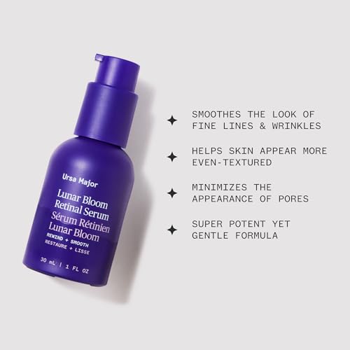 Retinal Serum for Face - Lunar Bloom 1 Ounce - Vegan & Cruelty-Free