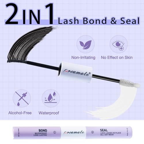 Cluster Lashes Individual Cluster Eyelashes D Curl Mix 10-18mm (60D+80D) Eyelashes Cluster Volume & Dramatic Russian Individual Eye Lashes for Beginners (60D+80D Lash kit)