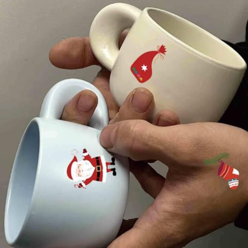 Luminous Christmas Temporary Tattoos 10 Sheets, 120 Pcs Glow in the Dark Xmas Body Stickers, Waterproof Holiday Decorative Tattoos, Party Decoration Accessories