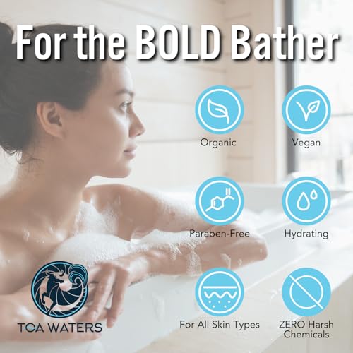 Sulfate-Free Bubble Bath with Sage & Oakmoss - Hydrating, Gender-Neutral Self-Care - 12 fl oz