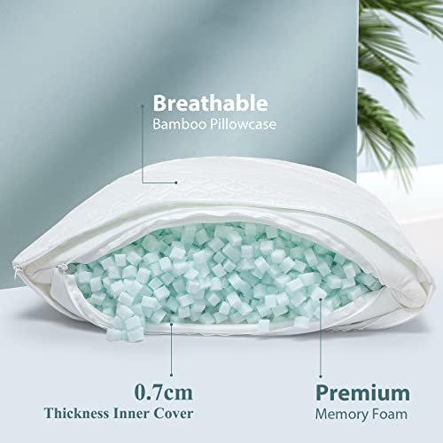 Rainmr Extra Thick Memory Foam Body Pillow 20 x 54 Inch - Firm Variation