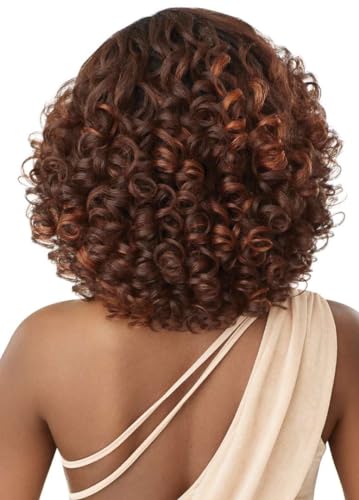 Outre Quick Weave Wig Cypress OFF BLACK 1B Natural Texture & Volume