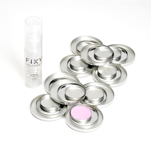 Refill Kit with Magnetic Pans & Powder Binder Spray for Makeup - Binder + Round Makeup Pans