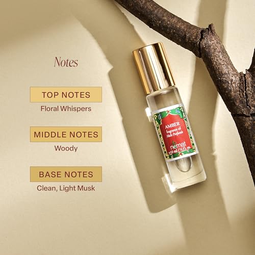 Nemat Amber Perfume Oil Roll-On 2-Pack - 10ml Unisex Fragrance, Amber Scent Variation of THIS listing