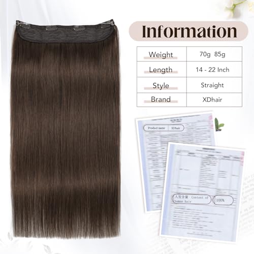 Wire Hair Extensions 85g 16 Inch Medium Dark Brown - Variation #4 18 Inch