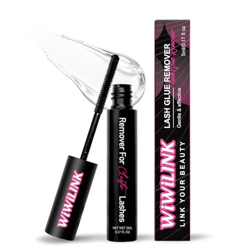 Lash Glue Remover for Lash Extensions Eyelash Extension Remover 5 ML Gentle Eyelash Glue Remover DIY Lash Clusters Remover Mascara Wand Cluster Lashes Removal Gentle Eye Cleanser