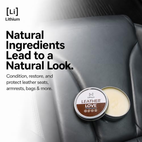 Leather Car Interior Cleaner & Conditioner - Hydrating, Restoring & Protecting - 8oz