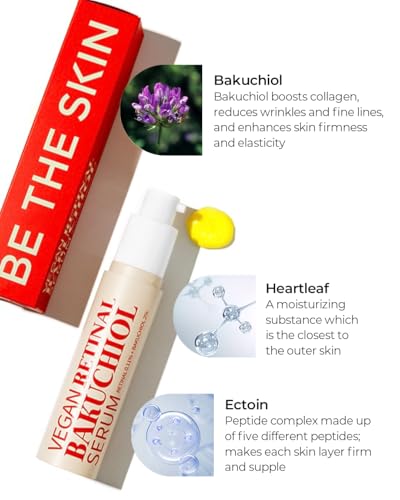 Vegan Retinal & Bakuchiol Night Serum - Anti-Aging, Skin Firming, 0.68 fl oz