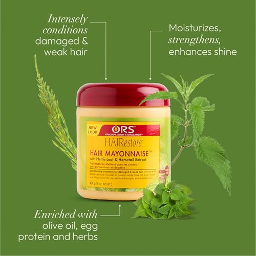 ORS Hairrestore Hair Mayonnaise with Nettle & Horsetail Extract - Pack of 4