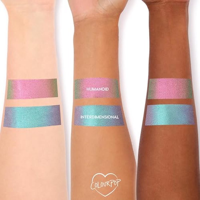 ColourPop x Stranger Things Chrome Liquid Eyeshadow Duo - Color-Shifting Chrome Eyeshadow with Long-Lasting & Ultra-Pigmented Formula - The Monster (2 Count)
