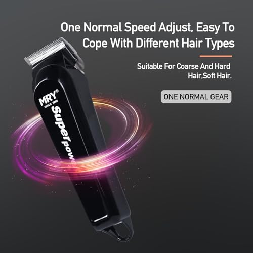MRY Cordless Hair Clippers Rechargeable LCD Display Professional Guide Combs Hair Clippers for Men Women Barbers Hair Cutting Kit