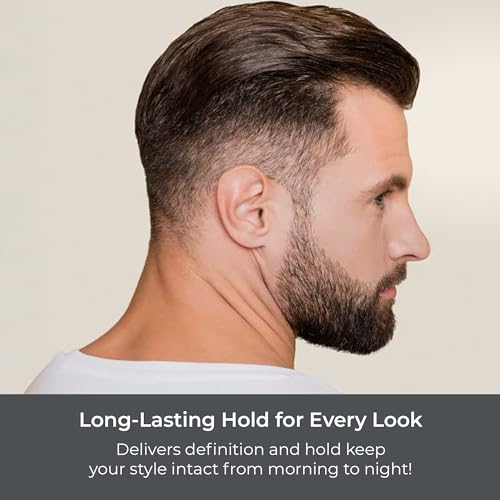 Men Texture Paste Pomade - Strong Hold & Definition - 4 oz - Messy, Sleek, Casual Styles - Variation of THIS listing