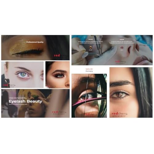 Red Cherry False Eyelashes Nude Onyx (Pack of 6)