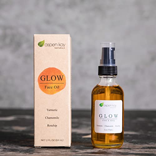 Natural Face & Body Moisturizer with Turmeric & Rosehip Oil - 4 oz & Face Oil Duo 2 oz