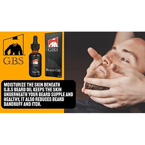G.B.S Natural Beard Oil and Dropper, 1fl oz