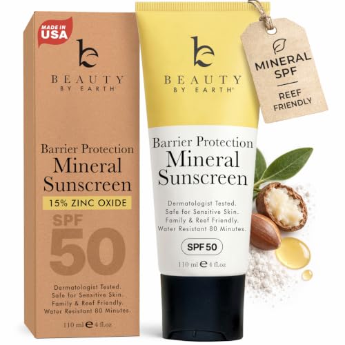 Mineral Body Sunscreen SPF 50 Vanilla Coconut - Non-Nano Zinc Oxide, Reef Safe, 4 Fl Oz