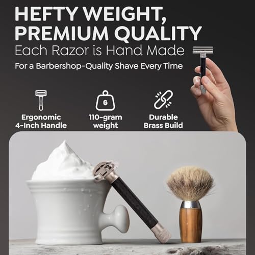 Parker Variant Adjustable Double Edge Safety Razor - Graphite