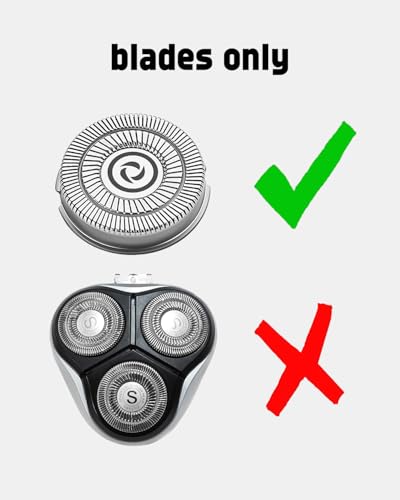 9 Pack Replacement Blades for Rategist Electric Shaver WD-787 - Compatible Model