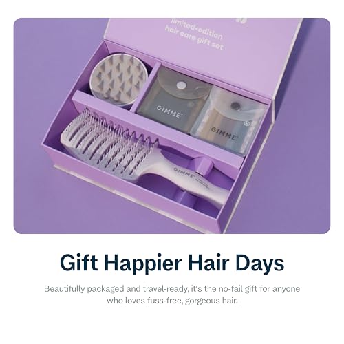 Gimme Beauty Hair Care Gift Box for All Hair Types | Detangling & Nourishing Set