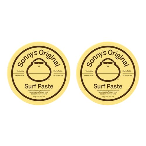 Sun Bum Sun Bum Texturizing Surf Paste Vegan and Cruelty Free Sea Salt Matte Styling Pomade for Men and Women 2 Pack