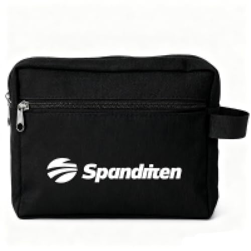 Travel Toiletry Bag for Men Women Black 48 pcs Water-Resistant Hanging Cosmetic Organizer