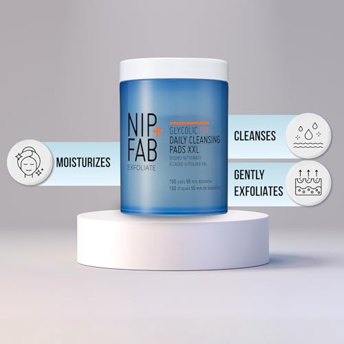 Nip+Fab Glycolic Fix Daily Exfoliating Pads XXL - 100 Count