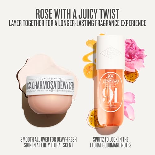 Sol de Janeiro Rosa Charmosa Dewy Body Cream & Cheirosa 91 Perfume Mist Duo