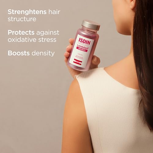 ISDIN Lambdapil Hair Density Supplement 60 Count for Thinning Hair - Vitamin & Mineral Complex